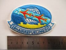 【送料無料】米国空軍 空中給油飛行隊 28th AIRREFUELING SQ パッチ刺繍ワッペン/US ARMY地球USAF AIR FORCE米軍サバゲーA部隊章 M15_画像7