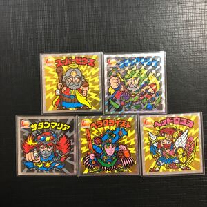 ビックリマンシール ロッテリア限定 スーパーゼウス ブラックゼウス サタンマリア ヘラクライスト ヘッドロココ ビックリマン