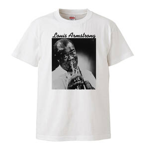 【XSサイズ バンドTシャツ】ルイ・アームストロング louis armstrong JAZZ ジャズ サッチモ レコード CD 7inch ST-600