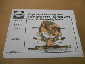 〔全国一律送料290円込〕1/72 プラネットモデル ドイツ Ringtrichter Richtungshrer Horchgert(RRH)