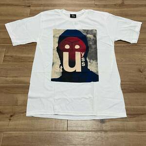 S 新品 Stussy ステューシー 半袖 U Face Uフェイス Tシャツ 白 ホワイト USA正規品 ストリート ラグナビーチ 西海岸 コットン100% (13)