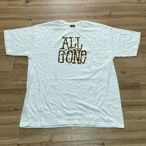 XL 新品 Stussy ステューシー LA MJC ダブルネーム 半袖 ALL GONE Tシャツ 白 ヒョウ柄 レオパード USA正規品 ストリート 綿100% (8)