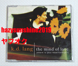 K.D. LANG 3 TRACK CD THE MIND OF LOVE INGENUE Anne janyuuK.D. Lange KD