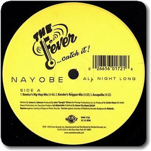 【○50】Nayobe/All Night Long/12''/Bobby Konders/Hip Hop Soul/'90s Classic/Mary Jane Girlsカバー/Rayvon/Fat Joe