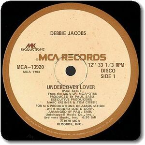 【○32】Debbie Jacobs/Undercover Lover/12''/Think I'm Fallin' In Love/'70s Disco/Paul Sabu/Timmy Regisford