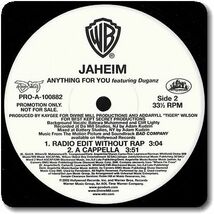 【○50】Jaheim/Anything For You/12''/Duganz/'00s Hip Hop Soul/Jay-Z/Where I'm From/Naughty By Nature/Kay Gee_画像2