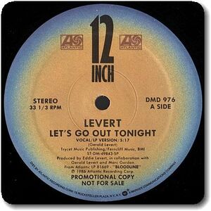 【○38】Levert/Let's Go Out Tonight/12''/Sean Levert/Marc Gordon/Gerald Levert/Sampling Source/Quiet Storm