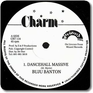 【●63】Buju Banton/Dance Hall Massive/12''/Mark Myrie/'90s Big Tune/Juggling Classic/Charm/Wizard Records