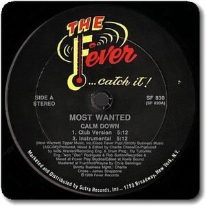 【○02】Most Wanted/Calm Down/12''/Charlie Chase/DJ Viblam/DJ Ivory/Hip Hop Classic/Middle/Old School