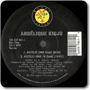 【○64】Angelique Kidjo/Agolo/12''/Tribal House/Afro Music/Ethno Deep House/4th Measure Men/MK/Marc Kinchen