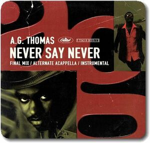 【○46】A.G. Thomas/Never Say Never/12''/Parle/Mellow/Smooth/美メロ/'90s R&B/Michael Flowers/Mike City