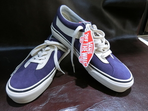 VANS　ボールドニー　新品 VANS バンズ US企画 US91/2　27.5ｃｍ　パープル/スウェード　紫