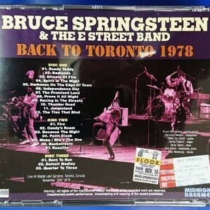 BRUCE SPRINGSTEEN & THE E STREET BAND / BACK TO TORONTO 1978 3CDの画像2