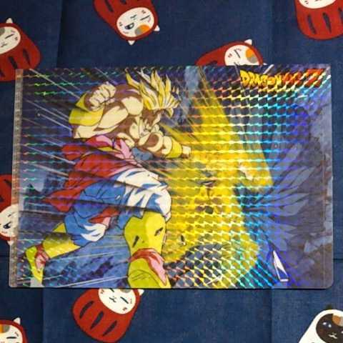 ドラゴンボール Z 燃えつきろ!!熱戦・列戦・超激戦 DB ブロリー 悟空 A5 クリアファイル 状態D 前面はきれいです