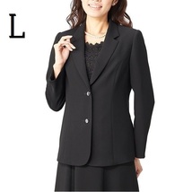 喪服 ブラックフォーマル レディース 送料無料 ジャケット 単品 日本製 法事 礼服 冠婚葬祭 通年40代 50代 60代 7016-L_画像1