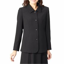 喪服 ブラックフォーマル レディース 送料無料 ジャケット 単品 日本製 大きいサイズ 法事 礼服 冠婚葬祭 通年40代 50代 60代 7017-M_画像1