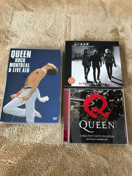 美品 QUEEN クイーン ライヴエイド DVD CD 3点セット ボヘミアン・ラプソディ