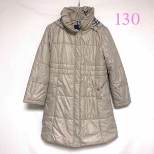 Burberry London Burberry London Kids пуховик бежевый 130