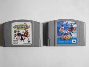 送料無料 即決 任天堂 ニンテンドー64 N64 エアーボーダー64 ウェーブレース セット アクション スポーツ レトロ ゲーム ソフト b544
