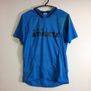 ATHLETA アスレタ 速乾半袖シャツ Mサイズ ブルー プラクティスシャツ