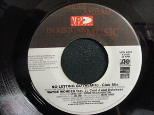 Wayne Wonder F. LL Cool J ： No Letting Go Remix 7'' / 45s ★ レゲエ 45 Dancehall Big Hit! ☆ 落札5点で送料無料