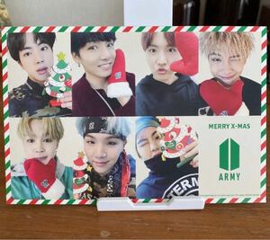 BTS クリスマスカード　2017 ファンクラブ 公式写真 防弾少年団