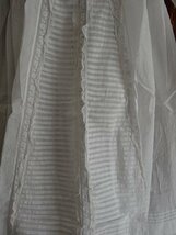 Grace アンティーク フランス 19世紀後半頃　綿ローン ベビー の ロングドレスA (洗礼式のドレス) 着丈74cm ドールにも(^^♪_画像3