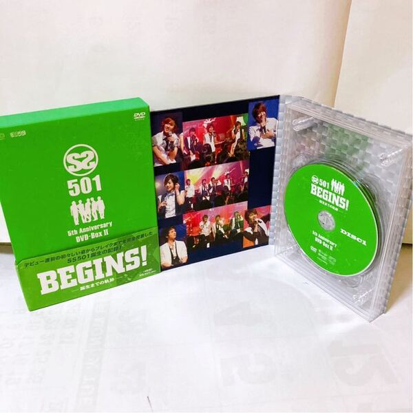 BEGINS 5th Anniversary DVD-BOX Ⅱ 誕生までの軌跡 SS501 4枚組