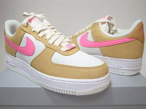 【即決 送料無料】海外限定 NIKE WMNS AIR FORCE 1 '07 TWINE メンズ28.5cm 新品 ベージュxピンク DC1156-700 日本未発売エアフォース1美色