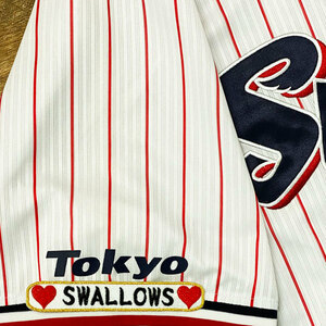 ★送料無料★東京　ヤクルト　スワローズ　SWALLOWS　ネーム 袖　刺繍　ワッペン　ユニフォーム