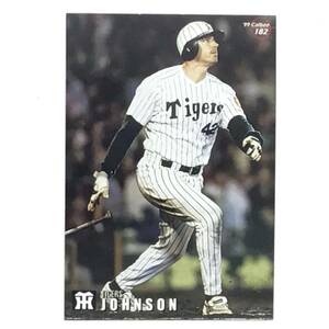 CFP【当時もの】カルビー 野球　カード　1999　No.182　マーク・ジョンソン　プロ野球　阪神タイガース 