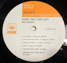 LP【AOR】Boz Scaggs / Down Two Then Left 【TOTO】_画像6