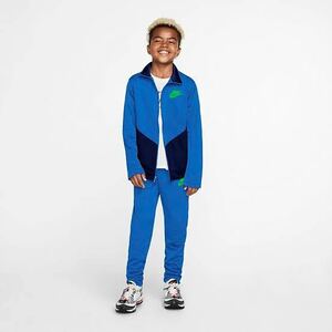 NIKE Nike Kids jersey top and bottom set BV3617-402 blue navy blue L