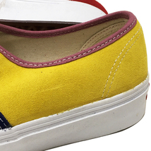 格安VANSバンズAuthenticオーセンティック（SUEDE） NAVY/RED/YELLOW 27.5cm 新品未使用 Q&U_画像3