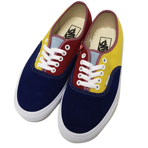 格安VANSバンズAuthenticオーセンティック（SUEDE） NAVY/RED/YELLOW 27.5cm 新品未使用 Q&U