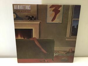 試聴済 LP MANHATTANS「マンハッタン・ミットナイト」1980年 ソウル 洋楽 マンハッタンズ バラード