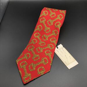 未使用タグ付き GUCCI グッチ ビット金具 ネクタイ