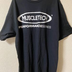 新品MUSCLE TECH ブラックTシャツ sizeXL