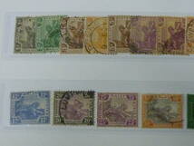 21EA　S　№10　マラヤ切手　1900-34年　FEDERATION OF MALAYA　SC#1-79の内　計37種　使用済_画像6