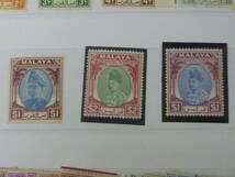 21EA　S　№25　マラヤ切手　1891-1960年　SELANGOR　SC#24-112の内　計48枚　未使用OH・使用済_画像4