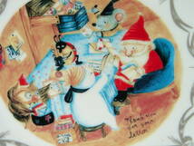 飾り皿　Shinzi Katoh 　シンジ カトウ　　クリスマスプレート 　直径約16.5センチ_画像2