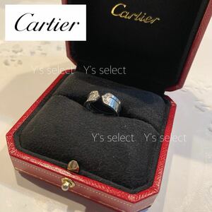 【レア】Cartier カルティエ K18WG C2リング　廃盤