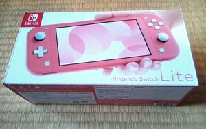 新品未使用★Nintendo Switch lite コーラルピンク★ニンテンドー スイッチライト 本体