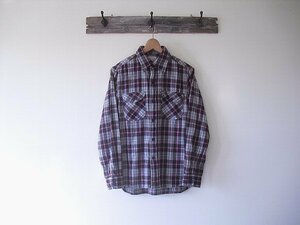 Lee FLANNEL WORK SHIRTS　19740-276　リー　ネルシャツ　ワークシャツ　Sサイズ　グレー　薄手ネル　ライトオンス　デッドストック　新品