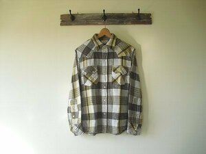 Lee FLANNEL WESTERN SHIRTS　19601-768　リー　チェック　ウエスタンシャツ　フランネル　厚手　ネルシャツ　肉厚　デッドストック　新品