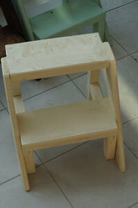  hand made furniture stand for flower vase step‐ladder child chair planter pcs step stool white 