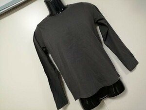 kkaa384-ju8 ■ maximum ■ マキシマム Tシャツ カットソー トップス 長袖 コットン グレー 150 新品