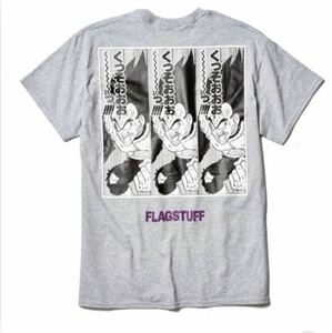 【完売品】新品 F-LAGSTUF-F × DRAGON BALL / ベジータ Tee シャツ ビームス ドラゴンボール 漫画 コミック グレー XLサイズ 鳥山明