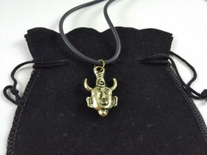  Buddhist image manner necklace pendant brass color Supernatural