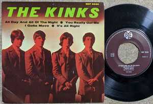 The Kinks-All Day And All Of The Day/I Gotta Move★ノルウェーOrig.EP